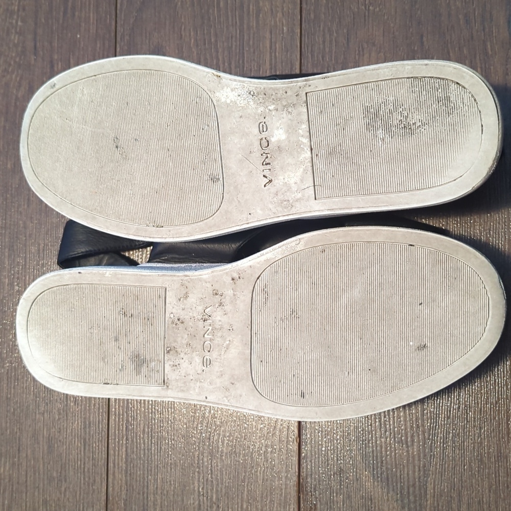 Vince Leather Slingback Sandals - Picture 11 of 13